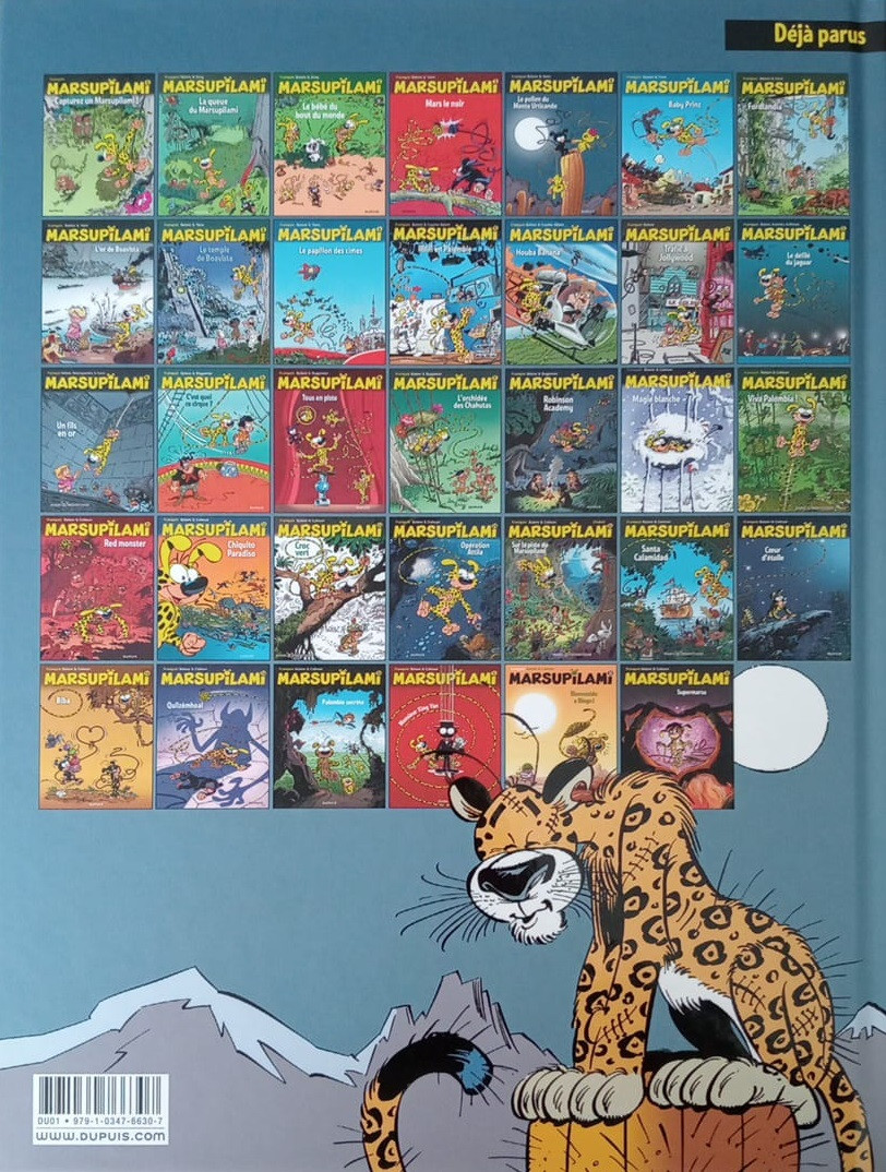 Verso de l'album Marsupilami Tome 4 Le pollen du Monte Urticando