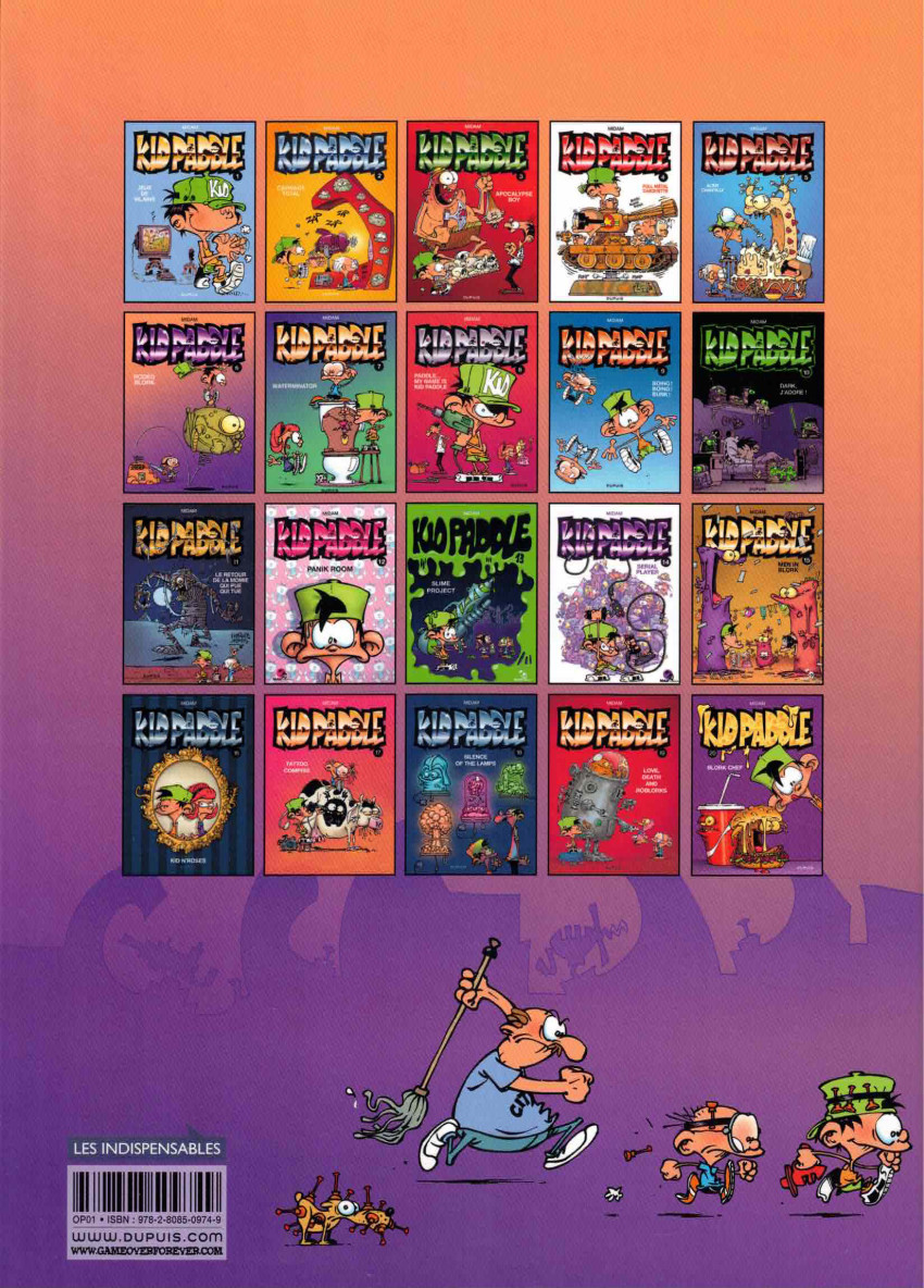 Verso de l'album Kid Paddle Tome 6 Rodéo Blork