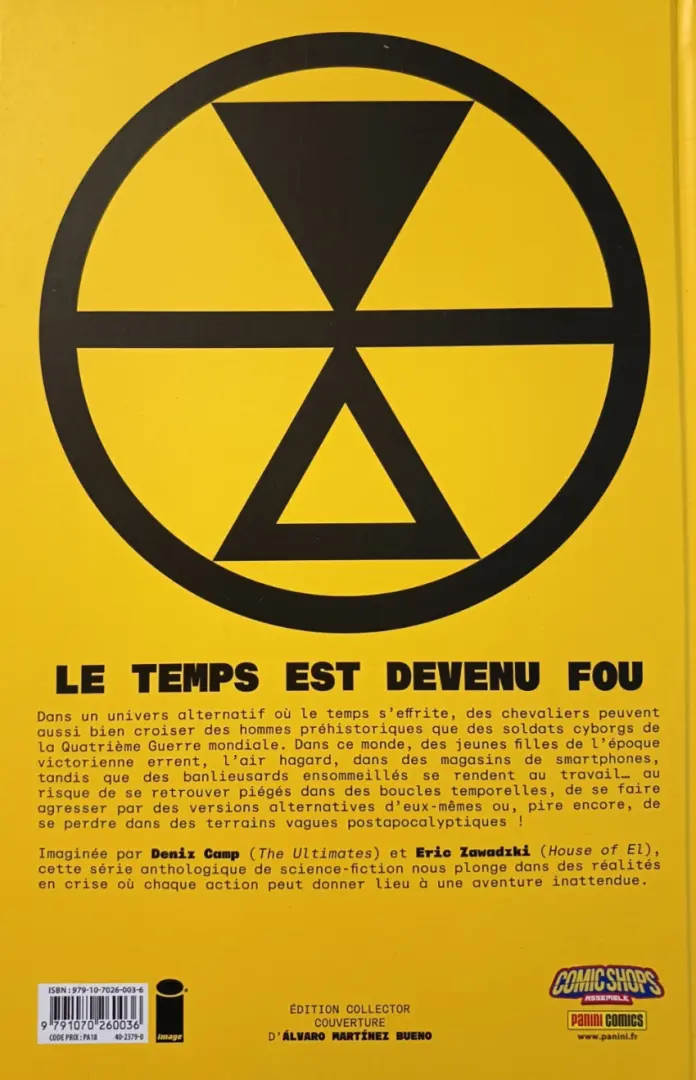Verso de l'album Multiples Crises Universelles Tome 1