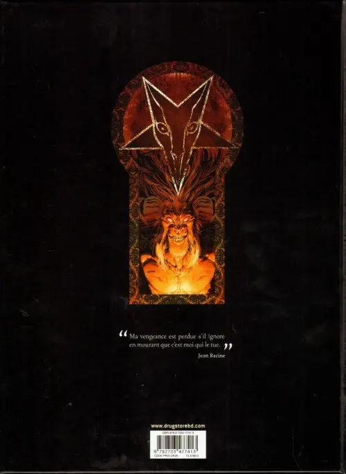 Verso de l'album Le Dauphin, Héritier des ténèbres Tome 1 L'Enfant du Temple