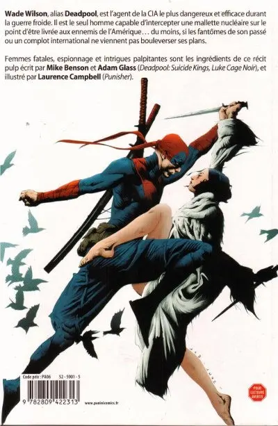 Verso de l'album Deadpool Pulp