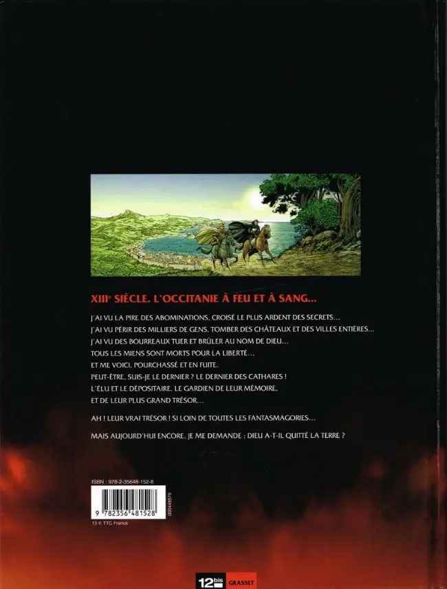 Verso de l'album Le Dernier Cathare Tome 1 Tuez-les tous !