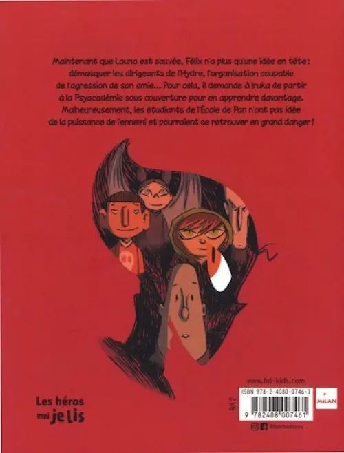 Verso de l'album L'École de Pan Tome 5 Fin des cours
