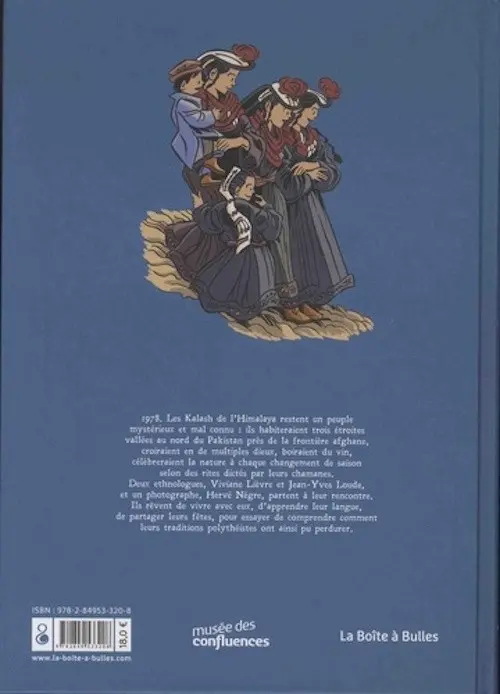 Verso de l'album Fêtes himalayennes Les derniers Kalash