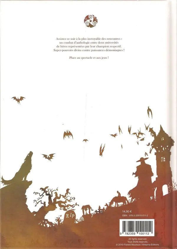 Verso de l'album Freaks' Squeele Tome 3 Le Tango de la Mort