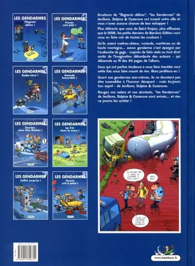 Verso de l'album Les Gendarmes Tome 8 Permis cuit à point !