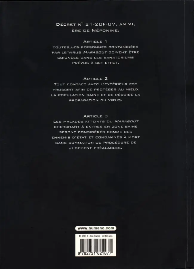 Verso de l'album a.doll.a Tome 1 Rock Star