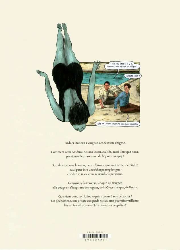 Verso de l'album Isadora
