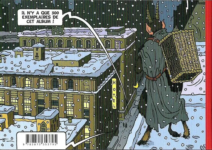 Verso de l'album Jennifer Jones / January Jones Cauchemar de noël