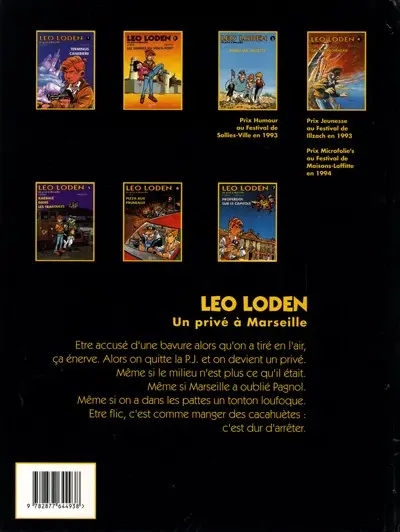 Verso de l'album Léo Loden Tome 8 Vodka mauresque
