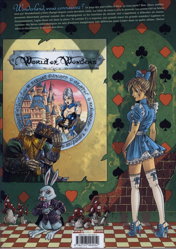 Verso de l'album Little Alice in Wonderland Tome 2 Tango Baïonnette