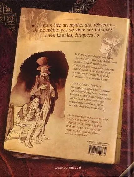 Verso de l'album Le Mangeur d'histoires