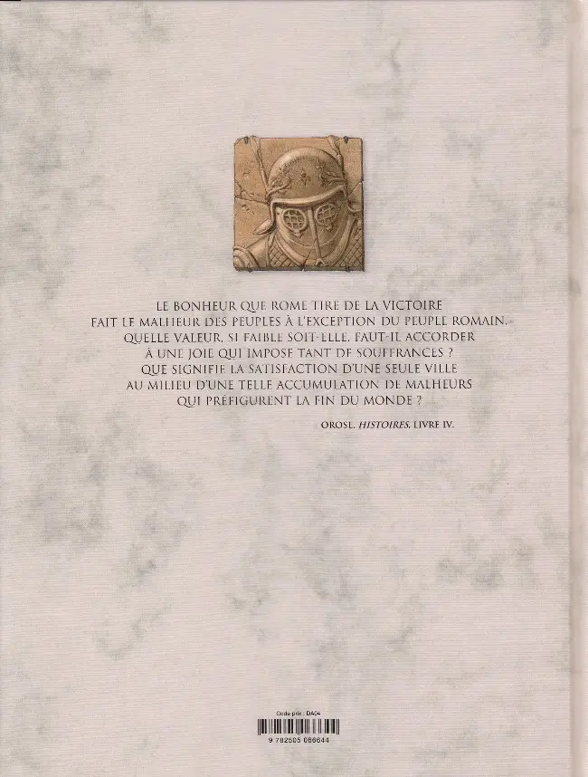 Verso de l'album Murena Tome 10 Le Banquet