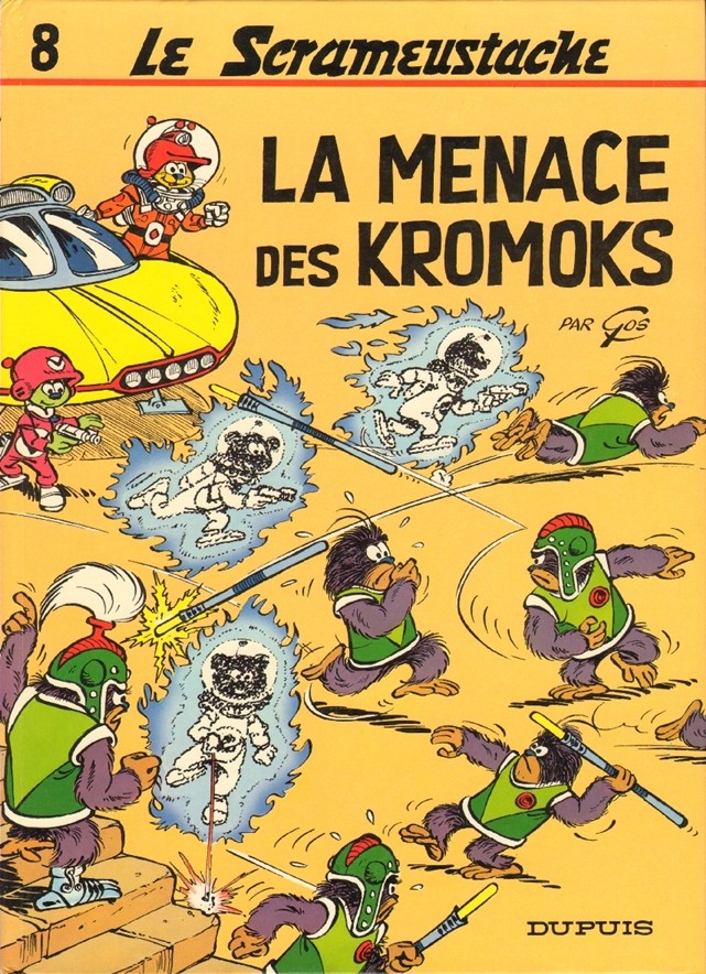 Couverture de l'album Le Scrameustache Tome 8 La menace des Kromoks