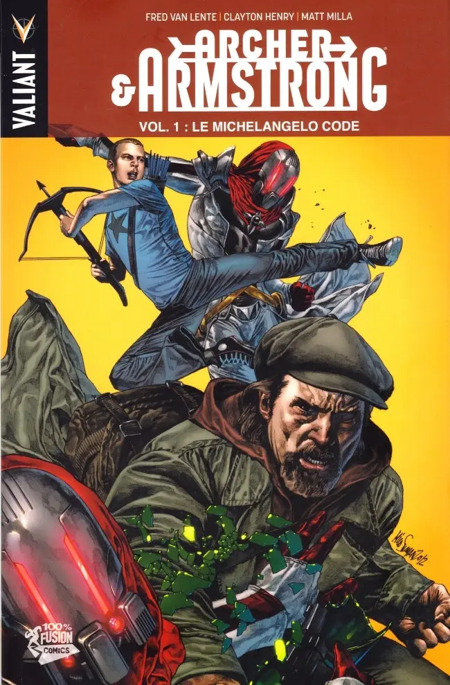 Couverture de l'album Archer & Armstrong Vol. 1 Le Michelangelo Code
