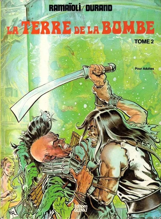 Couverture de l'album La Terre de la bombe Tome 2 Des mutants dans l'étang