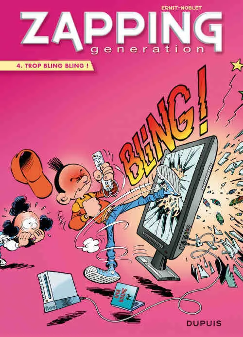 Couverture de l'album Zapping generation Tome 4 Trop bling bling !