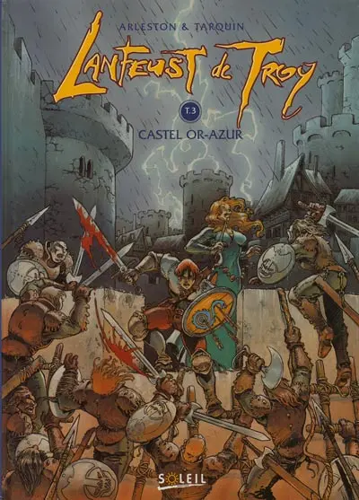 Couverture de l'album Lanfeust de Troy Tome 3 Castel Or-Azur