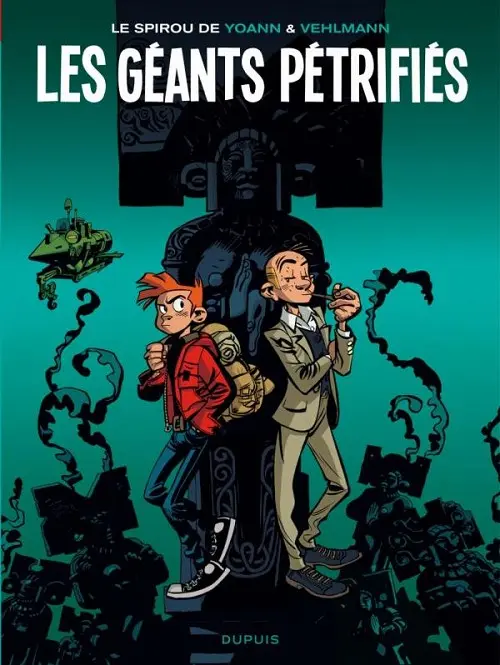 Couverture de l'album Spirou et Fantasio - Une aventure de... / Le Spirou de... Tome 1 Les géants pétrifiés
