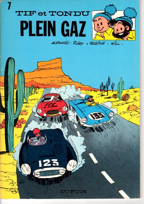 Couverture de l'album Tif et Tondu Tome 7 Plein gaz