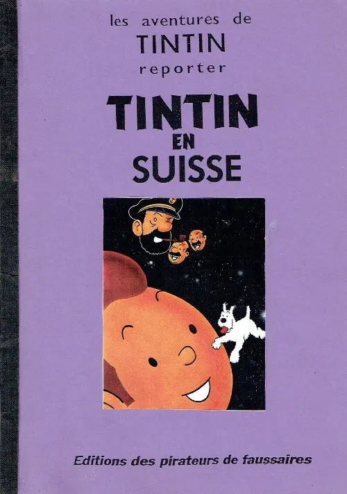 Couverture de l'album Tintin Tintin en Suisse