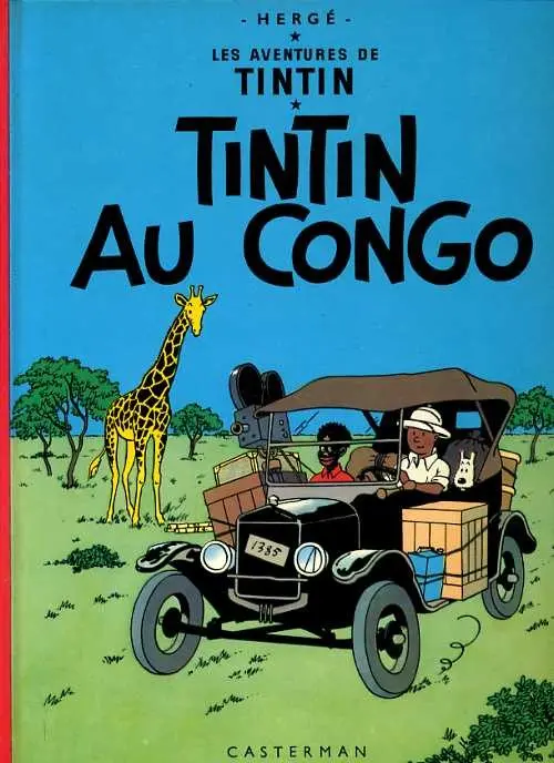 Couverture de l'album Tintin Tome 2 Tintin au Congo