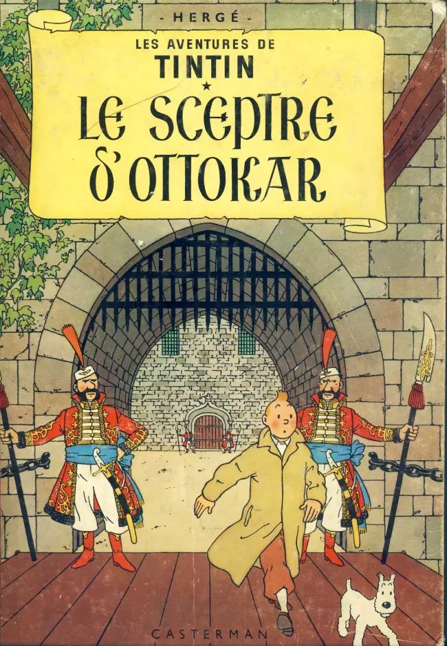 Couverture de l'album Tintin Tome 8 Le sceptre d'Ottokar