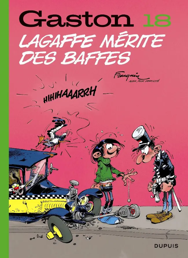 Couverture de l'album Gaston Tome 18 Lagaffe mérite des baffes