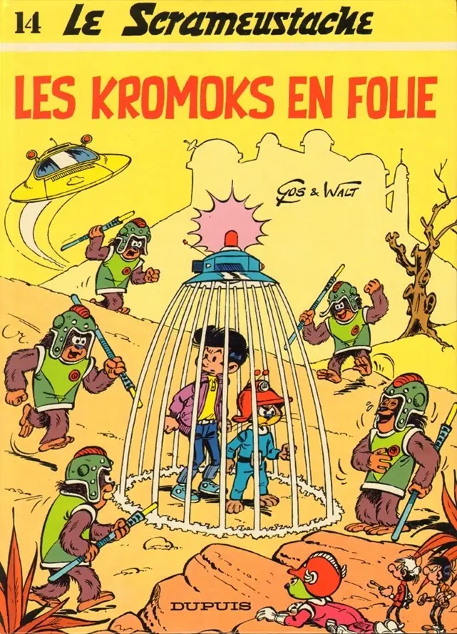 Couverture de l'album Le Scrameustache Tome 14 Les Kromoks en folie