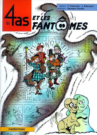 Couverture de l'album Les 4 as Tome 37 Les 4 as et les fantômes