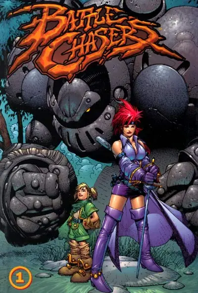 Couverture de l'album Battle Chasers éditions USA Tome 1