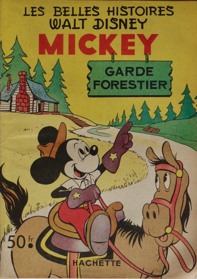 Couverture de l'album Les Belles histoires Walt Disney Tome 40 Mickey garde forestier