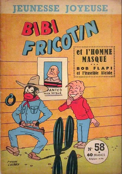 Couverture de l'album Bibi Fricotin Tome 58 Bibi Fricotin et l'homme masqué
