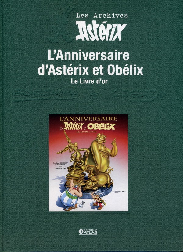Couverture de l'album Les Archives Asterix Tome 34 L'Anniversaire d'Astérix et Obélix - Le Livre d'or