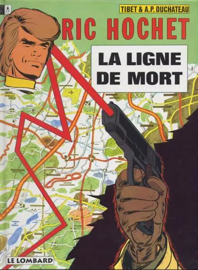 Couverture de l'album Ric Hochet Tome 23 La ligne de la mort