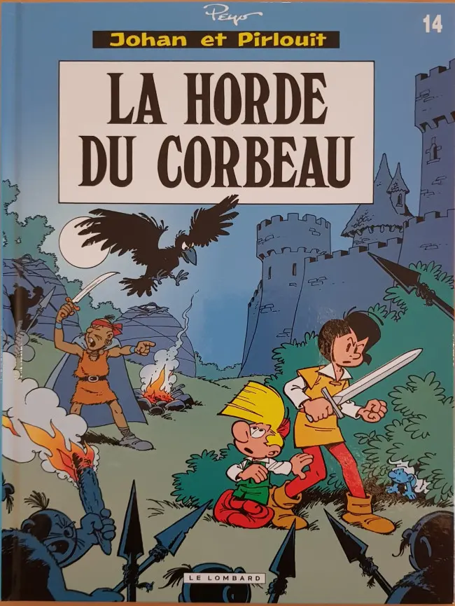 Couverture de l'album Johan et Pirlouit Tome 14 La horde du corbeau