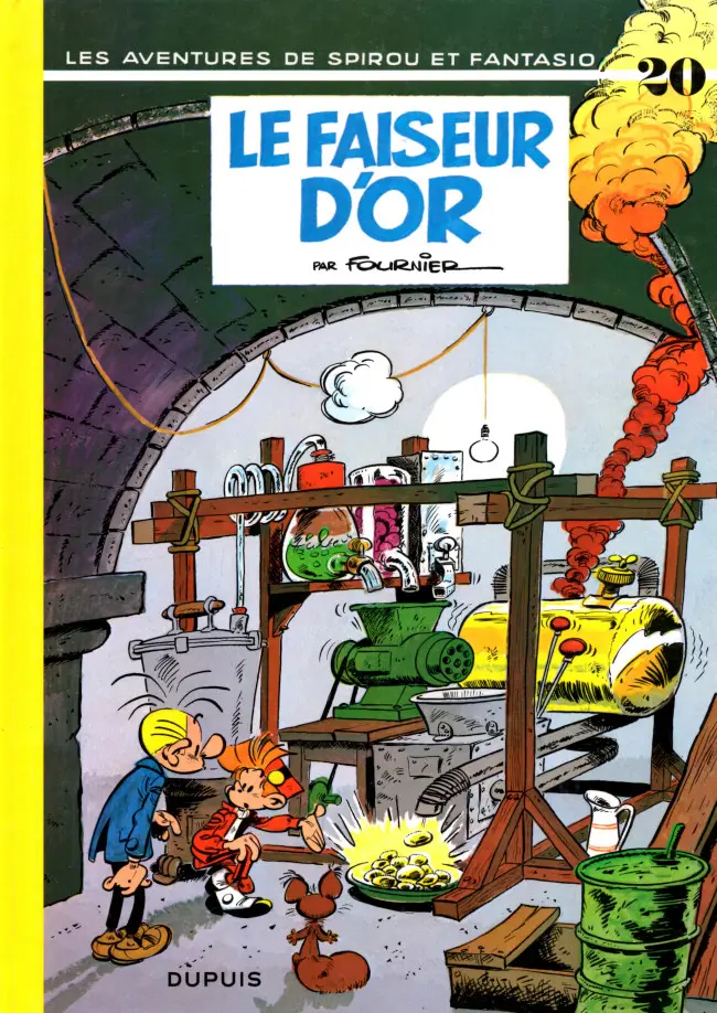 Couverture de l'album Spirou et Fantasio Tome 20 le faiseur d'or
