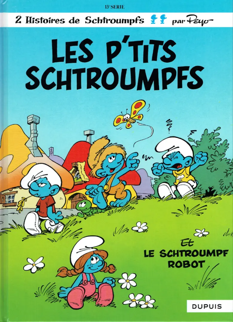 Couverture de l'album Les Schtroumpfs Tome 13 Les p'tits Schtroumpfs