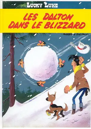 Couverture de l'album Lucky Luke Tome 22 Les Dalton dans le blizzard
