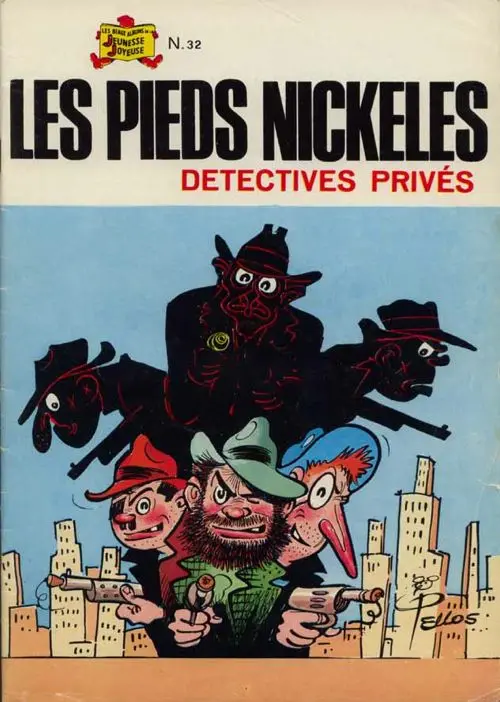 Couverture de l'album Les Pieds Nickelés Tome 32 Les Pieds Nickelés détectives privés