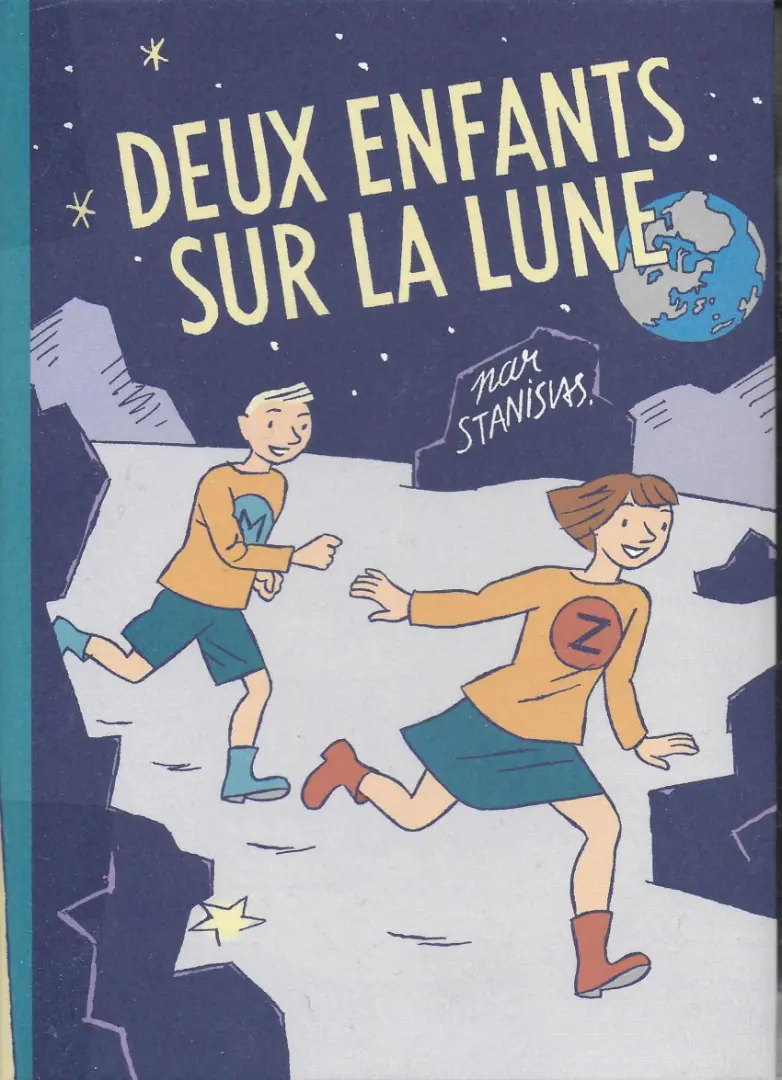 Couverture de l'album Deux enfants sur la lune