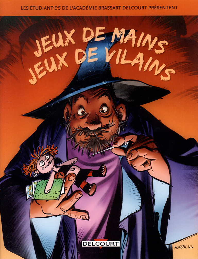 Couverture de l'album Les Étudiants de l'académie Brassart Delcourt présentent Tome 5 Jeux de mains jeux de vilains