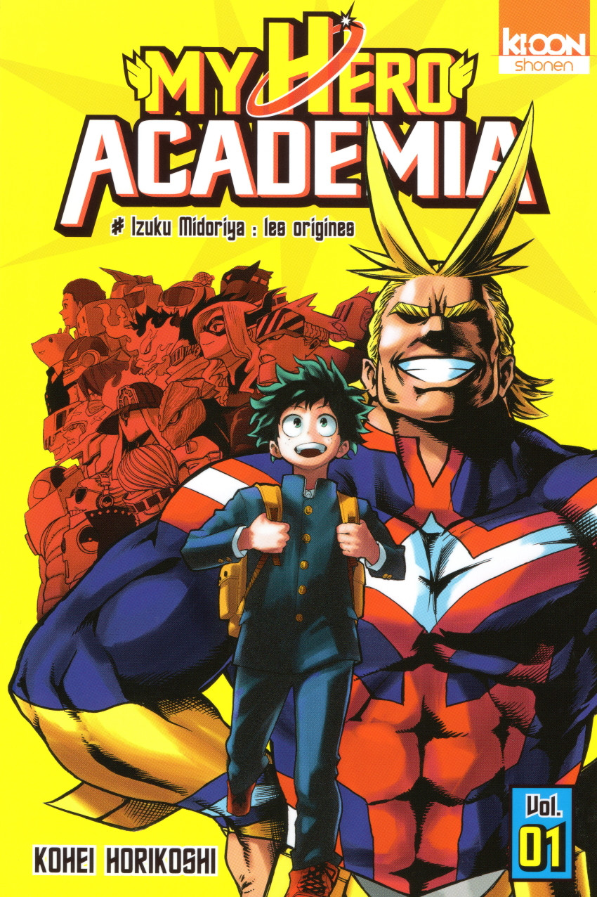 Couverture de l'album My Hero Academia Vol. 01 Izuku Midoriya : les origines