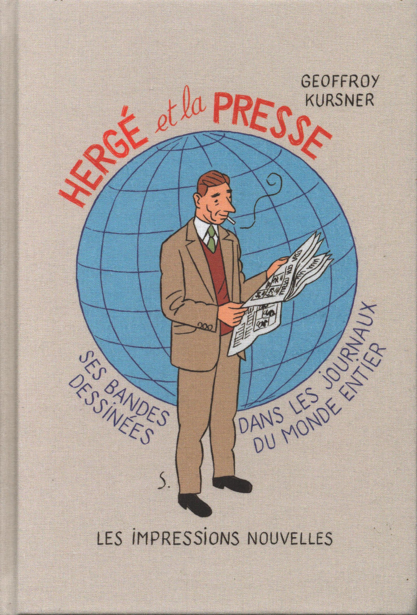 Couverture de l'album Hergé et la Presse Ses bandes dessinées dans les journaux du monde entier