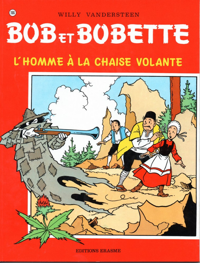 Couverture de l'album Bob et Bobette Tome 166 L'homme à la chaise volante