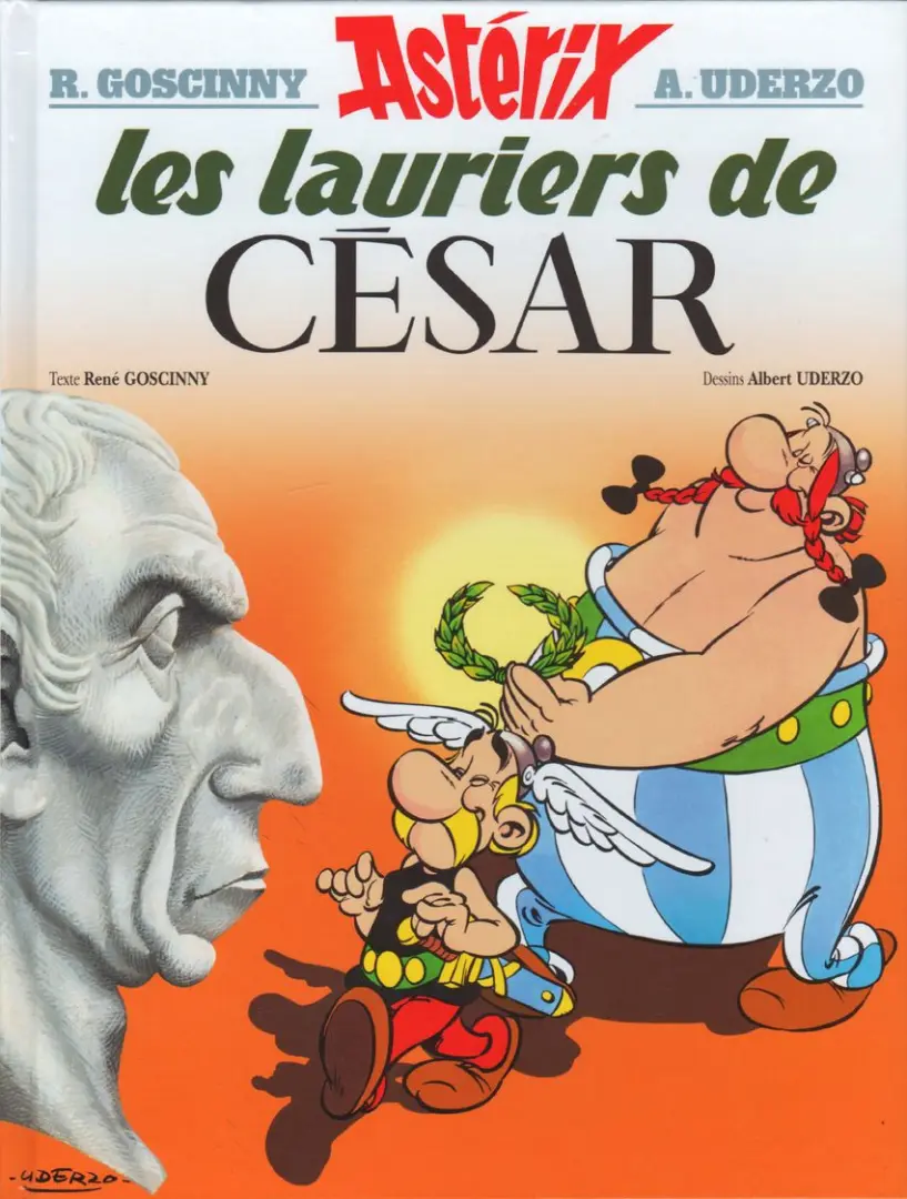 Couverture de l'album Astérix Tome 18 Les lauriers de César
