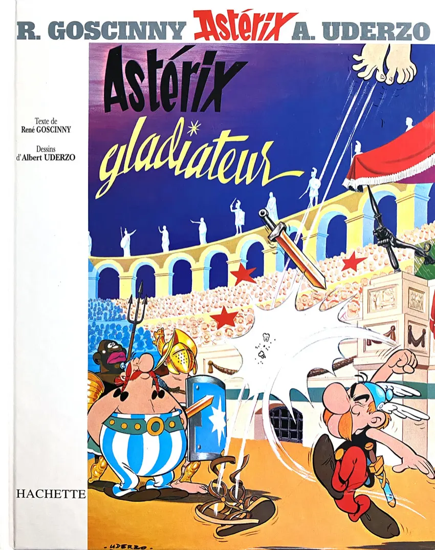 Couverture de l'album Astérix Tome 4 Astérix Gladiateur