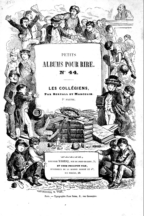 Couverture de l'album Petits albums pour rire N° 44 Les collégiens 4