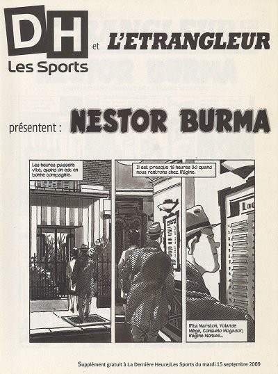 Couverture de l'album L'Étrangleur - Nestor Burma Tome 2 L'envahissant cadavre de la plaine Monceau (2)