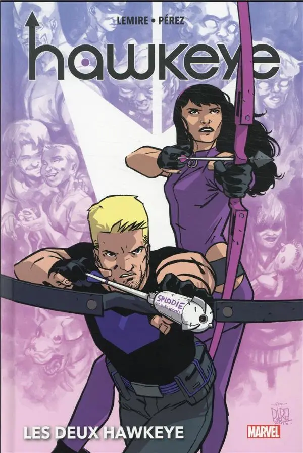 Couverture de l'album All-New Hawkeye Les Deux Hawkeye
